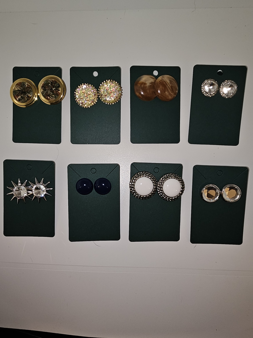Pick A Pair Of Rounded Earrings - New
